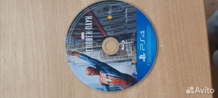 Диски на ps4 человек паук