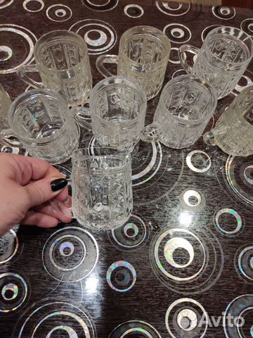 Хрустальные кофейные кружки