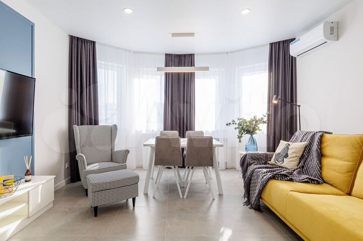 3-к. квартира, 55 м², 17/18 эт.