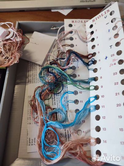 Остатки набора Риолис Незабудки