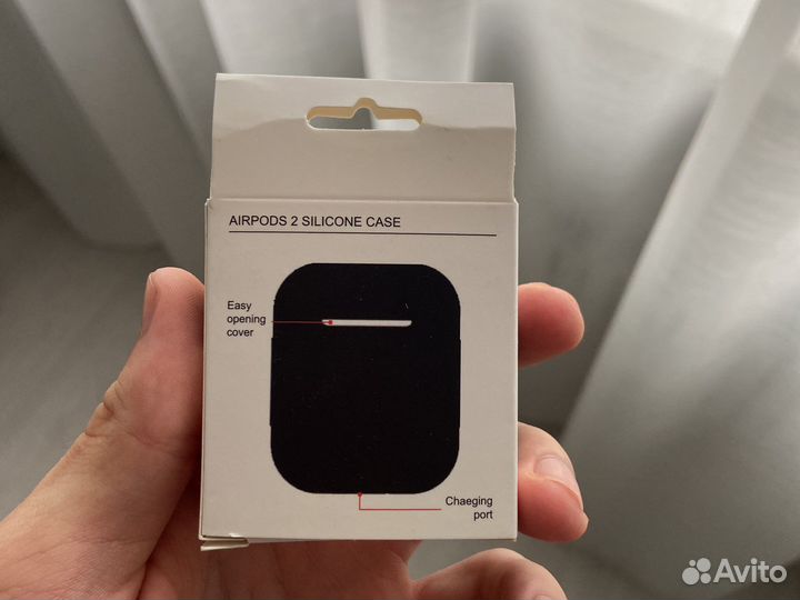 Силиконовый Чехол для кейса для airpods 2