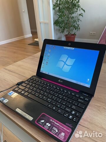 Розовый нетбук asus Eee PC 1008HA объявление продам