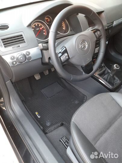 Авто коврики эва Опель Астра. 3d ева с бортиками