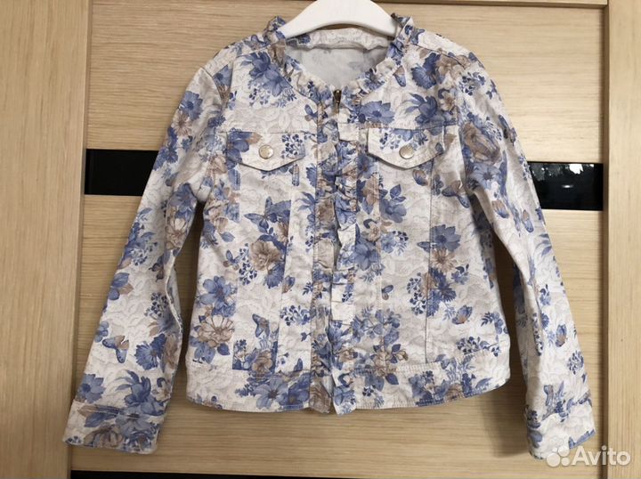 Джинсовый пиджачок р.110/116/122