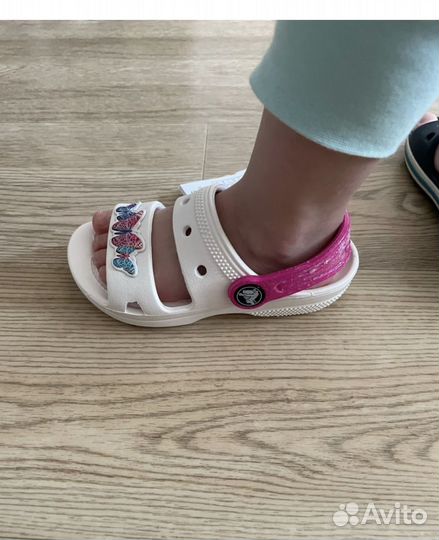 Сабо Crocs на девочку 24