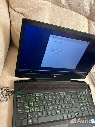 Игровой ноутбук HP 15 gaming I5 9300h GTX1050