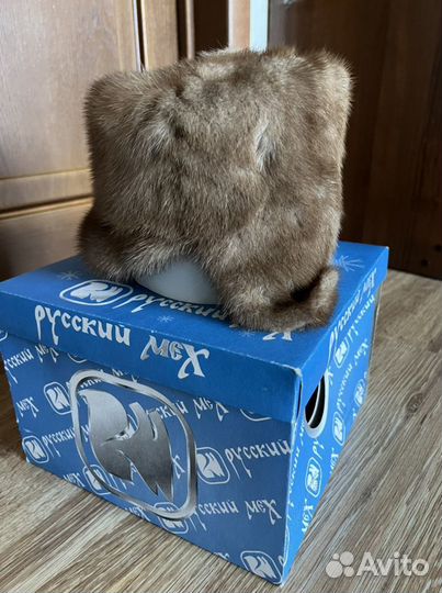 Норковая шапка женская «Русский мех»