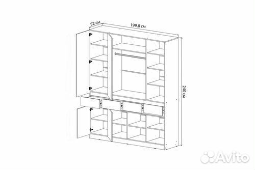 Шкаф в наличии, реальная цена
