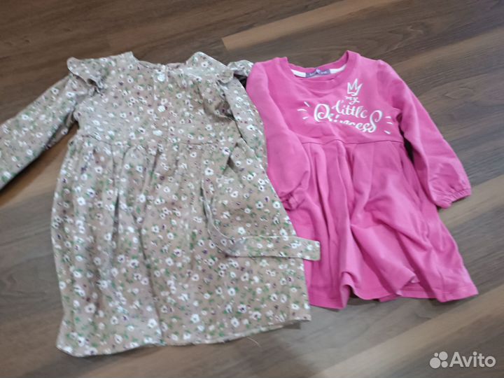 Одежда для девочки от 2х лет пакетом