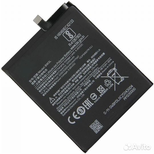 Аккумулятор Xiaomi Mi 9 батарейка сяоми ми 9 BM3L