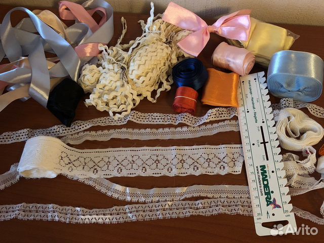 Тесьма, кружево, атласные ленты