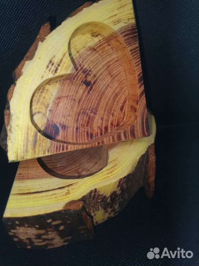 Подсвечники из дерева