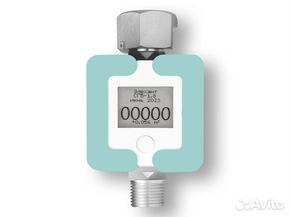 Счетчик газа сгб-1.8 с ТК Мятный