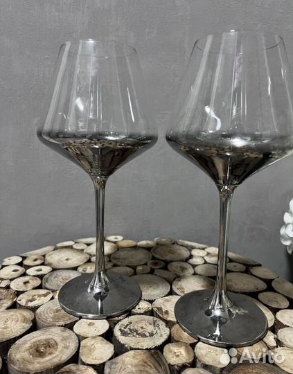 Фужер бокалы для вина 2 шт стекло
