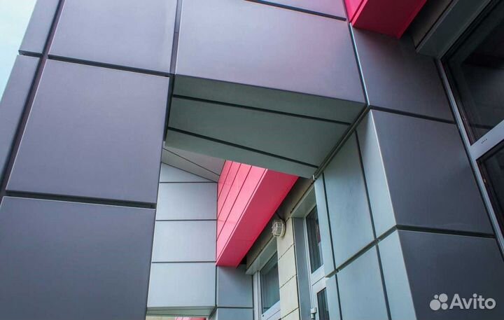 Сделаю вентфасад из алюминиевых композитных панеле