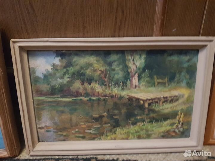 Три картины маслом (продаются одним лотом)