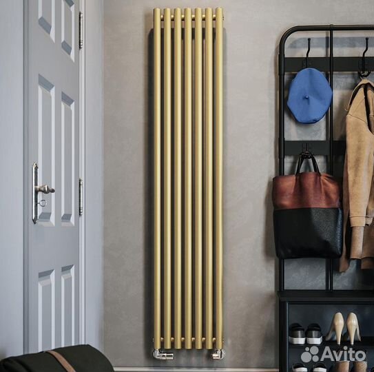 Горизонтальный дизайнерский радиатор Steel-Hot от