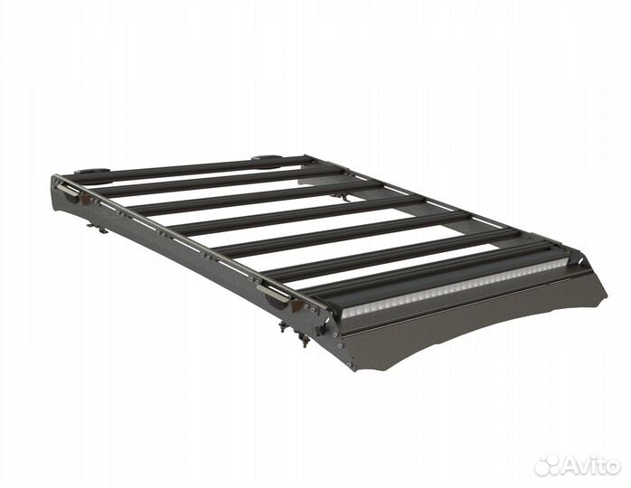 Багажник STC Isuzu D-Max 2020+ шторка с дальним, рабочим и задним светом