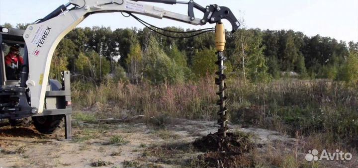 Улуги экскаватора погрузчика гидробура сверления о