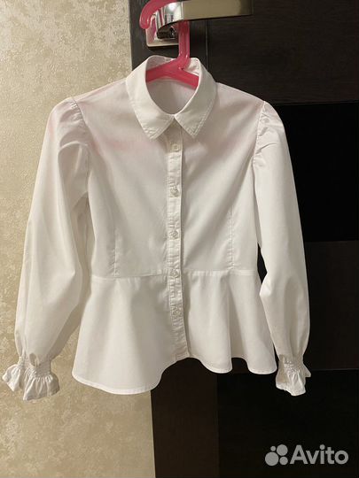 Блузка школьная для девочки Button Blue, р.122