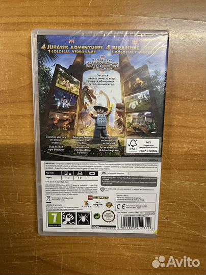 Switch lego Jurassic World (новый)