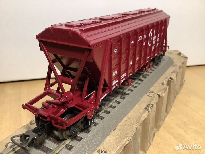 Железная дорога вагон хоппер H0 1:87 16,5 мм