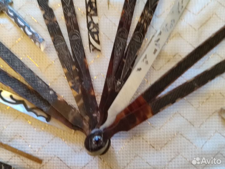 Веер антикварный 18 век