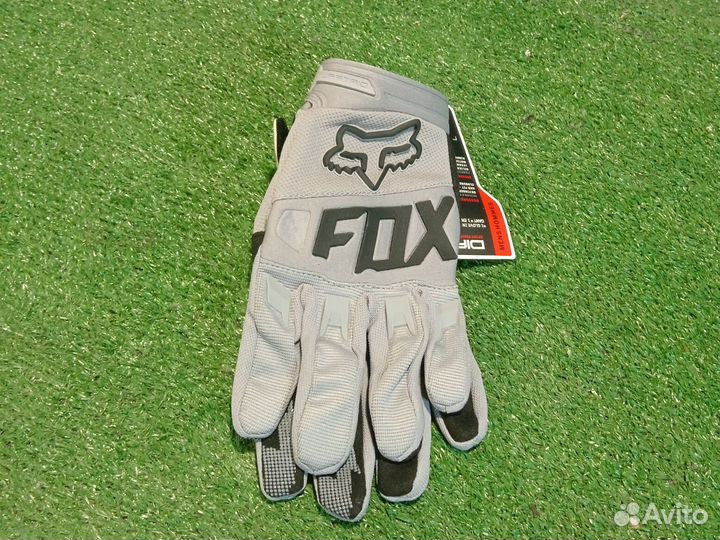 Перчатки мото FOX эндуро серые