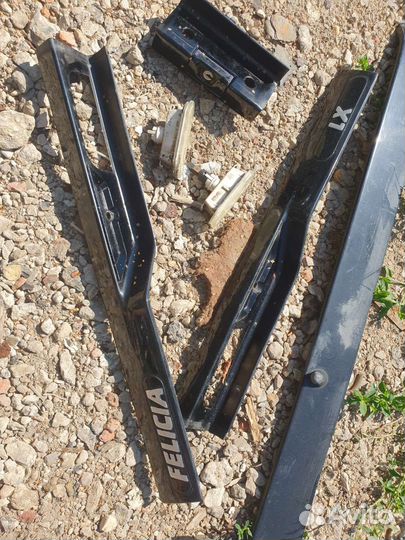 Вставки споллер крышки багажника фелиция