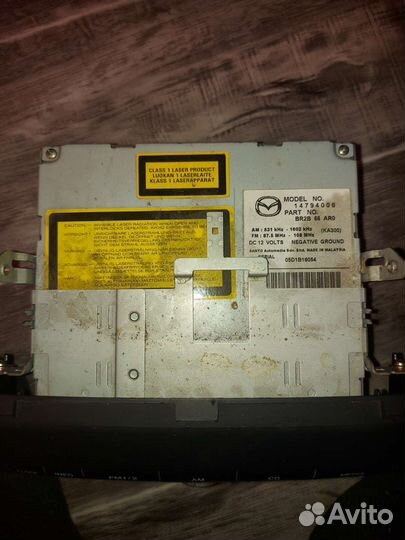 Магнитола штатная mazda 3