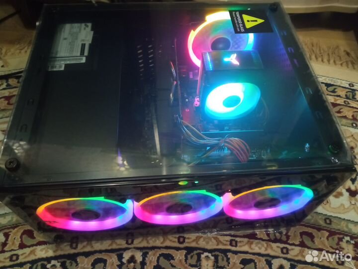 Пк для игр i3-12100f/B760pro/2060/16gb/ssd240/hdd4