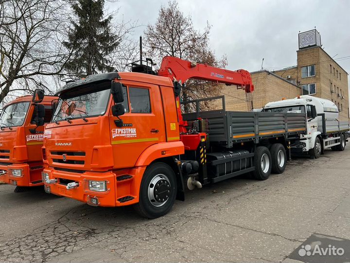 КАМАЗ 65115-48 (А5) с КМУ, 2023
