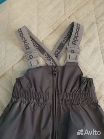 Брюки на лямках Crockid рост 92-98