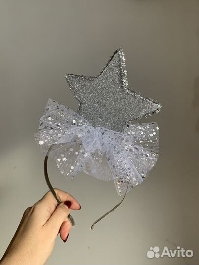 Ободок для девочки новогодний