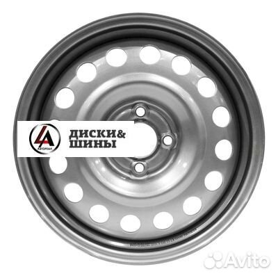 Trebl X40915 6*15 4*100 ET40 D60.1 Silver (renault