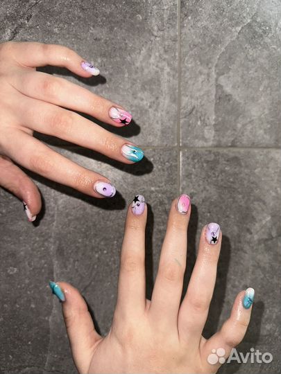 Наращивание ногтей/ Крейзи дизайн