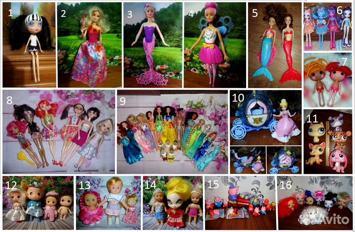 Куклы Барби,Понечки,Петшопы(оригиналы) и др