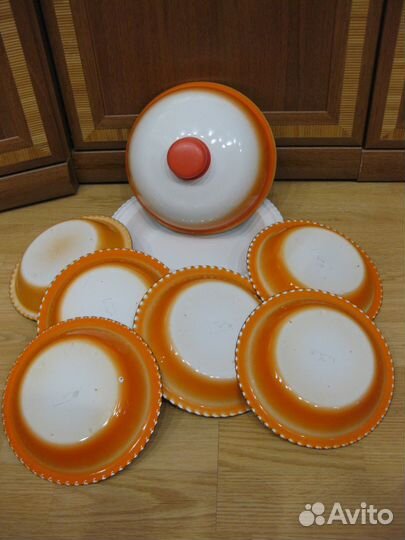 Тарелки для пикника эмалированные СССР