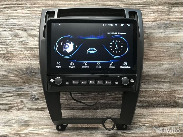 Магнитола Hyundai Tucson 1 в стиле Тесла