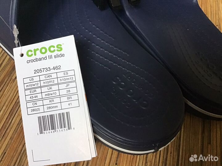 Сланцы Crocs р. 42/43, 43/44, оригинал