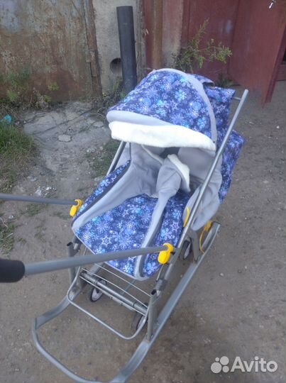 Детские санки коляска бу