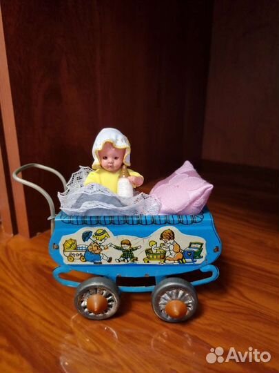 Коляска для пупсика времен СССР Германия ГДР