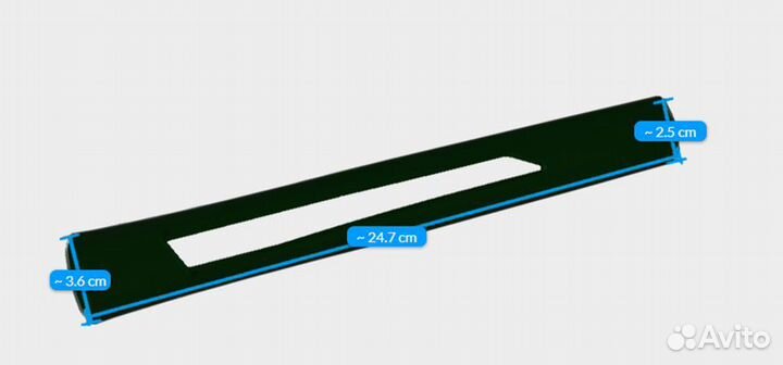 Защита пера резиновая.24,7*2,5*3,6