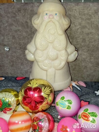 Елочные игрушки СССР лотом (лот 3)