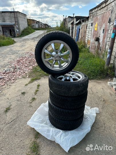 Комплект колес r14 на литье, зима