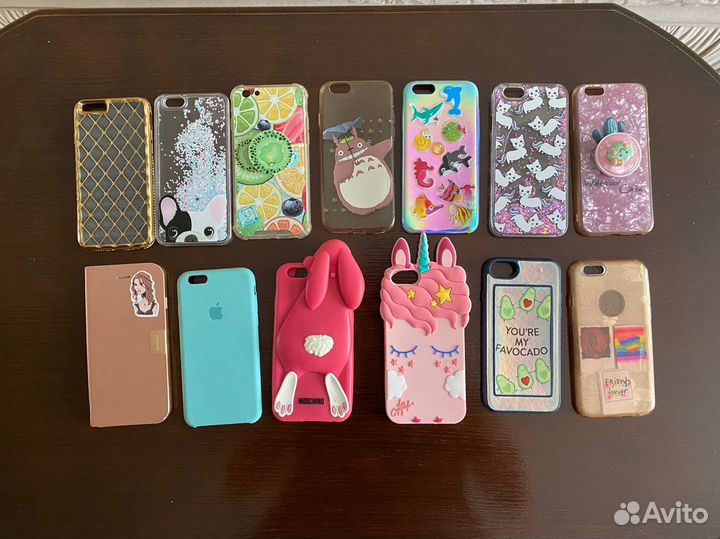 Коллекция чехлов (13 шт) на iPhone 6