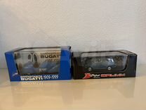 Модели 1/43 fiat и Bugatti разных производителей