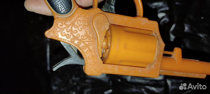 Пистолет детский СССР 2 штуки наган пластмасса