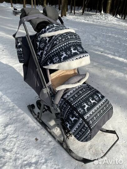 Коляска санки