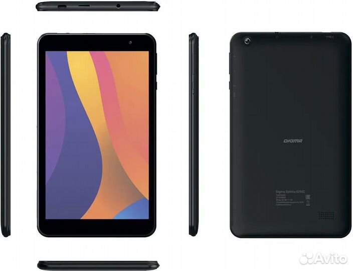 Новый Планшет Digma Optima 8250C Black